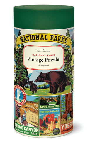 Cavallini Natl Parks 1000 Piece Puzzle